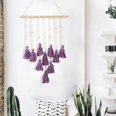 Outgeek Macrame Wall Hanging Decor Bohemian Tapestry Woven Boho Wall Art Decor Decorations for Home Living Room TV Background Bedroom Wedding Decor   